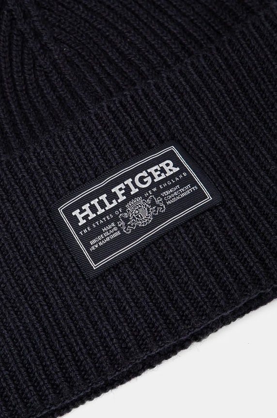 Accesorii Tommy Hilfiger caciula de lana AM0AM12889 bleumarin