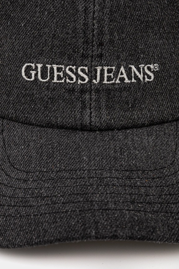 Guess Jeans czapka z daszkiem bawełniana M4BZ26.WF8V1 szary SS25