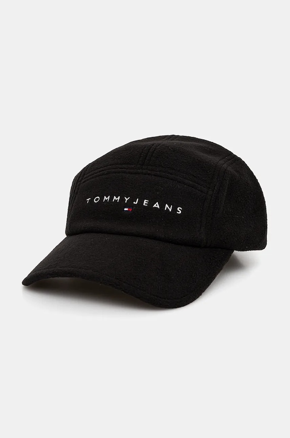 Tommy Jeans czapka z daszkiem aplikacja czarny AM0AM12660