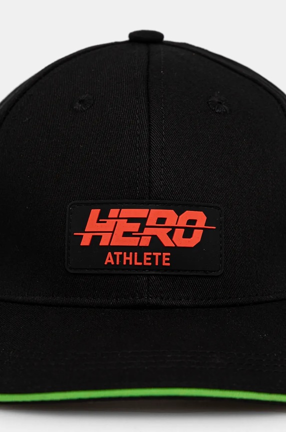 Rossignol czapka z daszkiem Hero aplikacja czarny RLNMH07