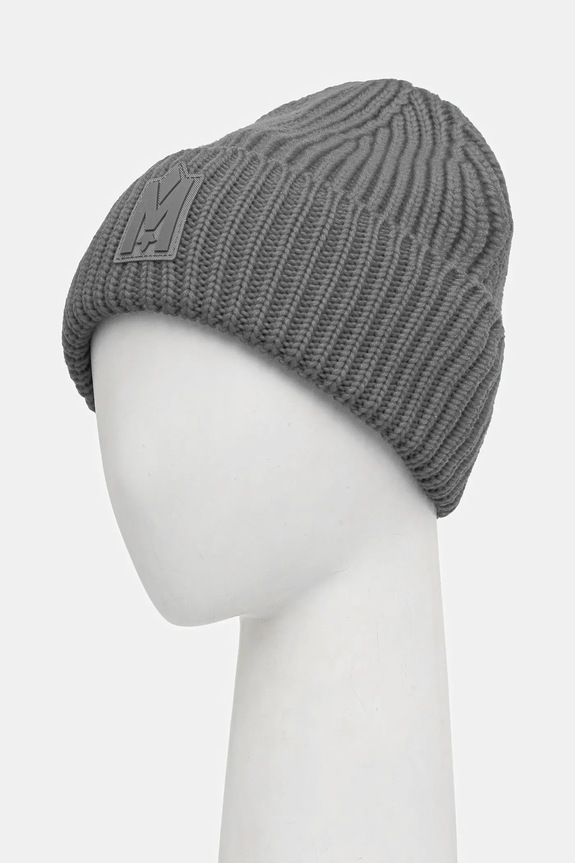Vlnená čiapka MACKAGE JUDE.MZ sivá AW25