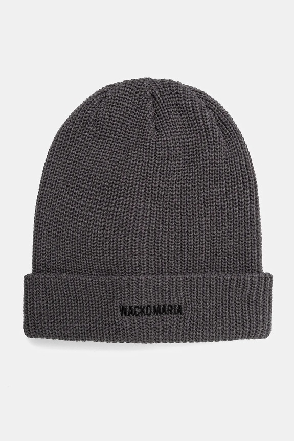 Шапка Wacko Maria Knit Watch Cap щампа сив 24FW.WMA.CP04