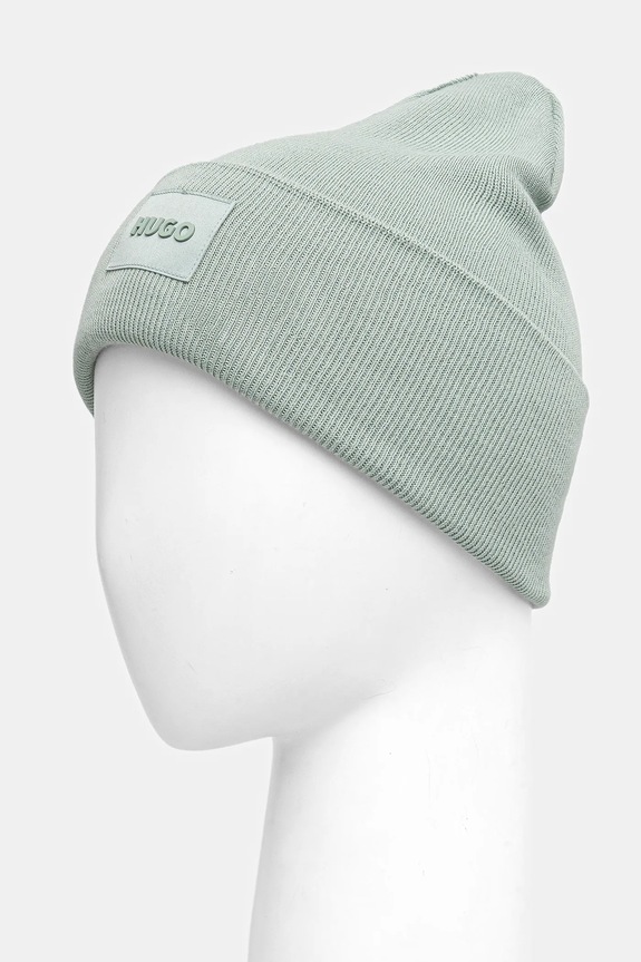 Bavlnená čiapka HUGO Xevon_B 50551508 zelená AW25