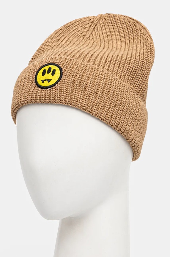 Vlnená čiapka Barrow F4BWUAHT025 béžová AW24