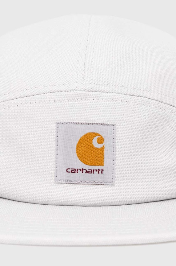 Bavlněná baseballová čepice Carhartt WIP Backley Cap I016607.29JXX šedá AW24