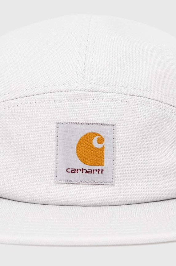Bavlněná baseballová čepice Carhartt WIP Backley Cap I016607.29JXX šedá AW24