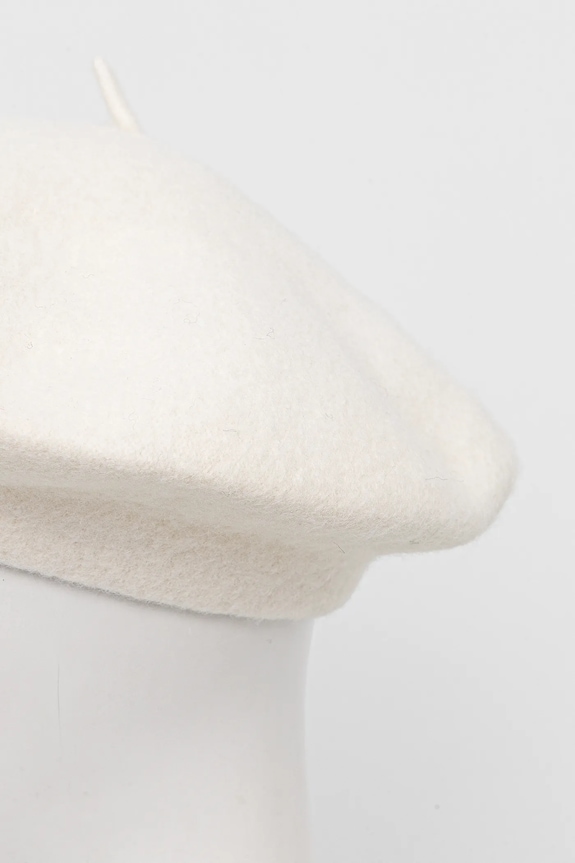 Accesorii United Colors of Benetton beretă de lână 6HPKD41HF bej