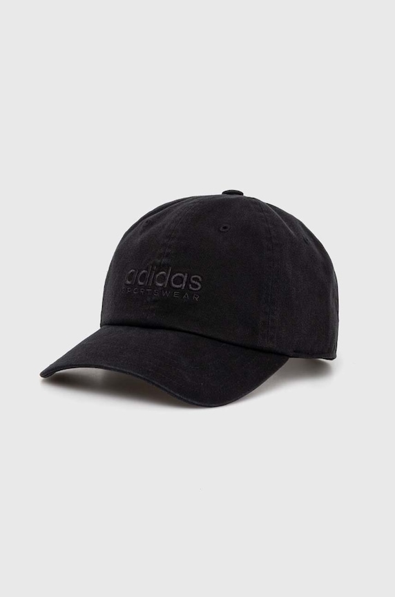 Bavlněná baseballová čepice adidas SPW DAD CAP bavlna černá IT4641