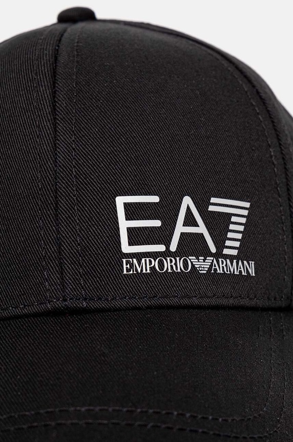 EA7 Emporio Armani pamut baseball sapka AF11989.7X000005.MC032 fekete SS25