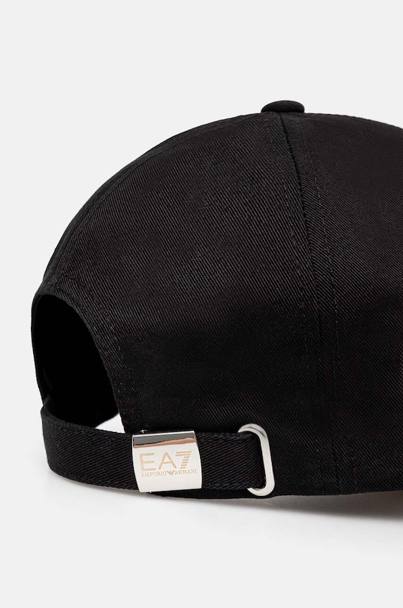 Kiegészítők EA7 Emporio Armani pamut baseball sapka AF11989.7X000005.MC032 fekete