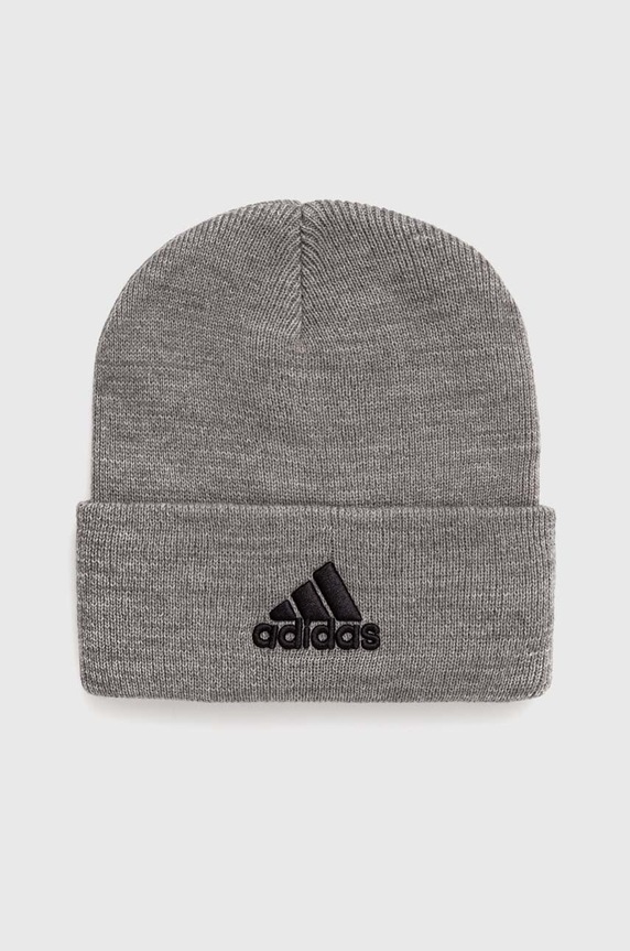 Čepice adidas hrubá šedá IY7665