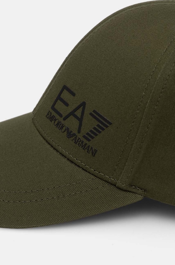 Doplňky Bavlněná baseballová čepice EA7 Emporio Armani AF11989.7X000005.M8051 zelená