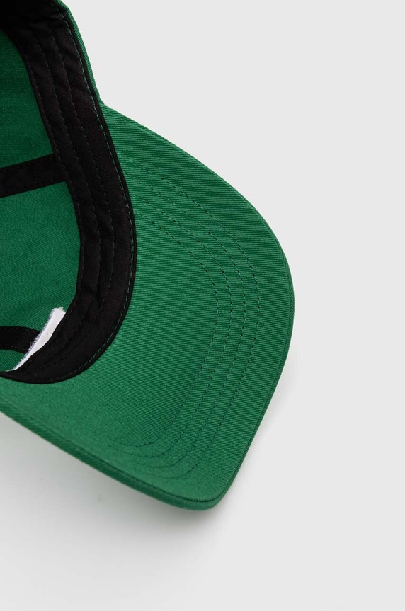 Vans czapka z daszkiem bawełniana zielony VN000HS6J5F1