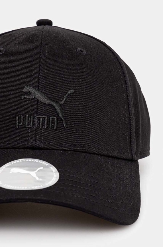 Puma șapcă de baseball din bumbac Classics BB Cap 025678 negru AW24