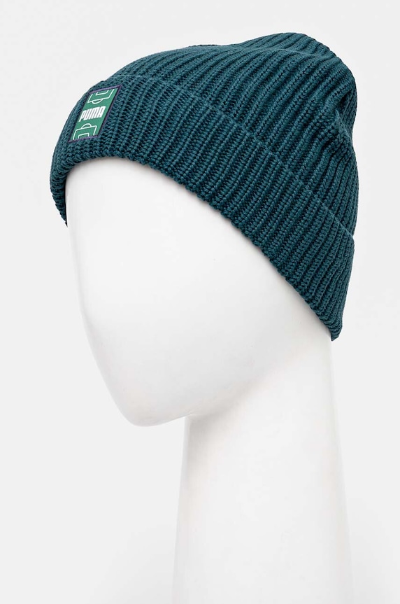 Accesorii Puma caciula din bumbac Classics Graphic Short Beanie 025680 verde