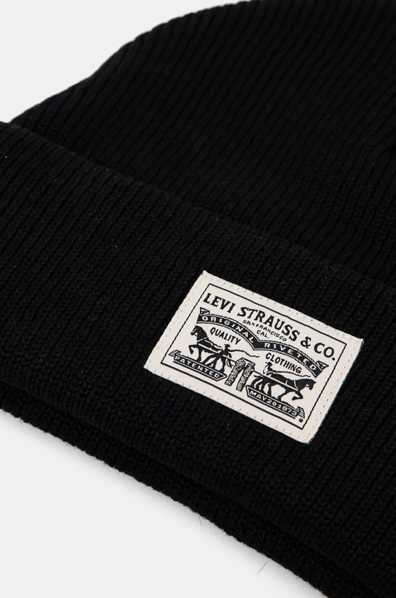 Kiegészítők Levi's pamut sapka 000J4.0003 fekete