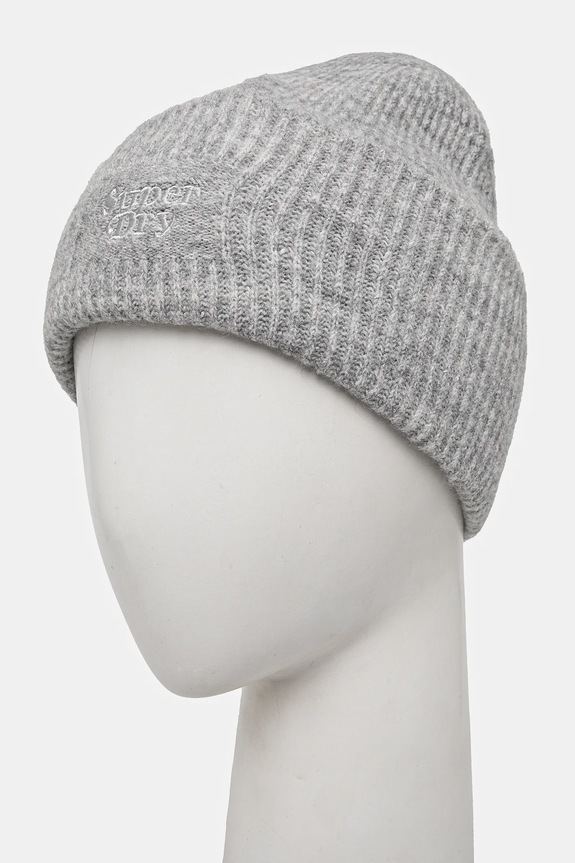 Superdry sapka gyapjú keverékből Y9010185A.2XF szürke AW24