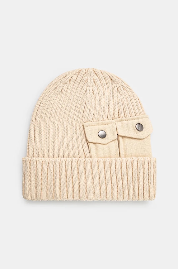 Σκούφος Alpha Industries Utility Beanie απλικέ μπεζ 138904