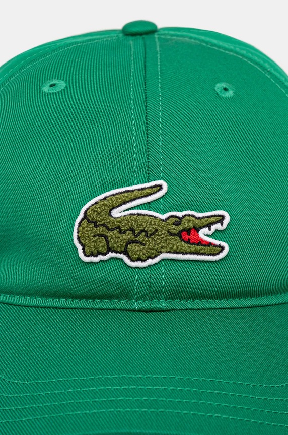 Lacoste czapka z daszkiem RK3186 zielony SS25