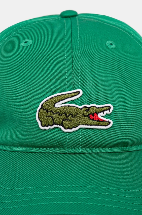 Lacoste czapka z daszkiem RK3186 zielony SS25