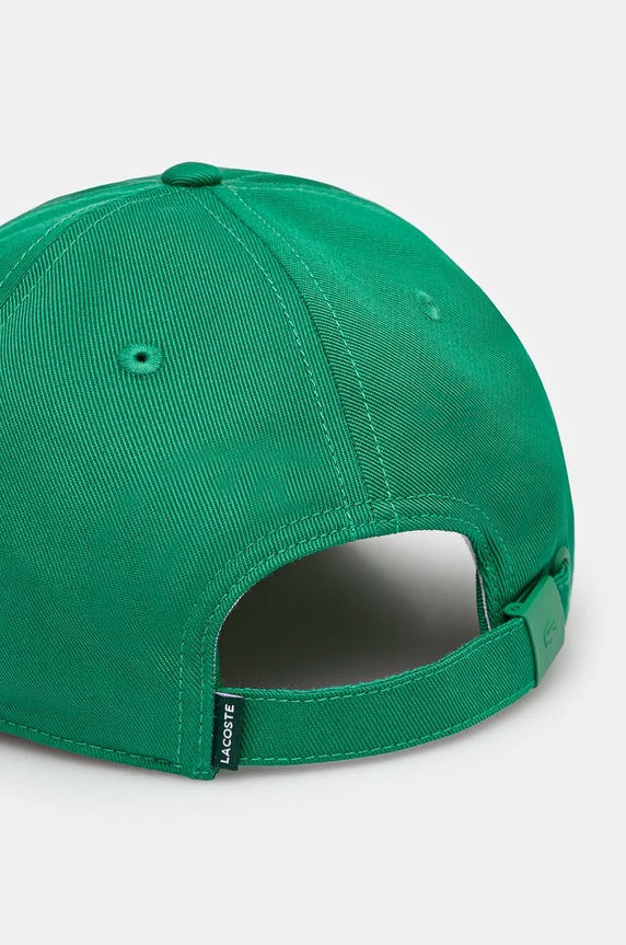 Akcesoria Lacoste czapka z daszkiem RK3186 zielony
