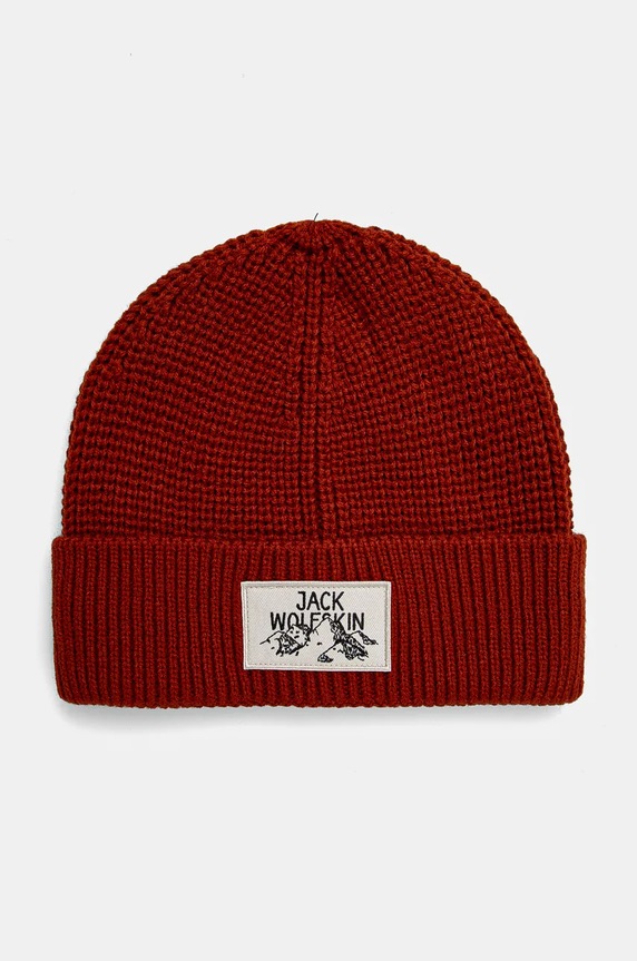 Jack Wolfskin czapka aplikacja brązowy A61610
