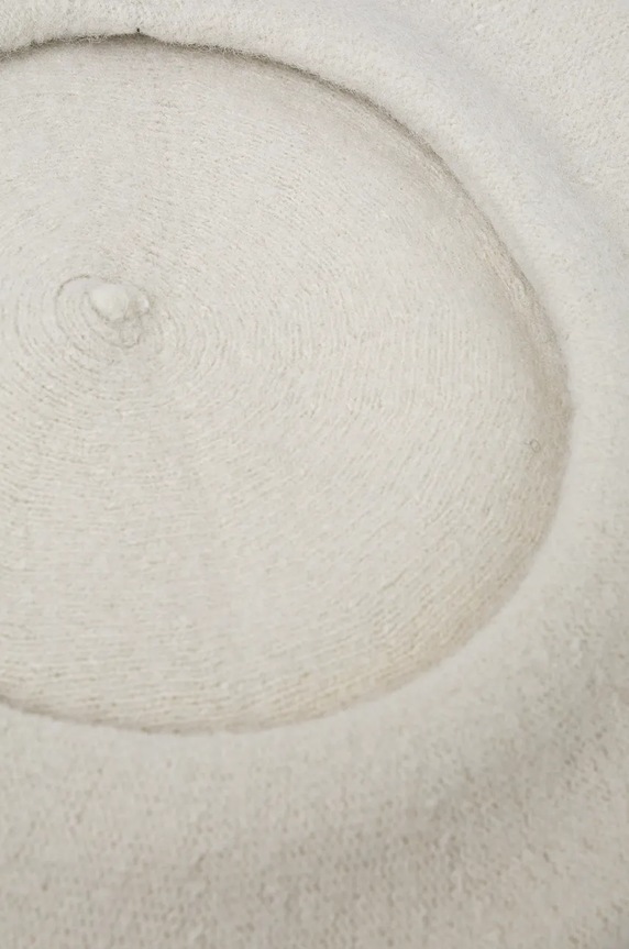 Sisley beret wełniany 6GCVW41A4 zielony AW24