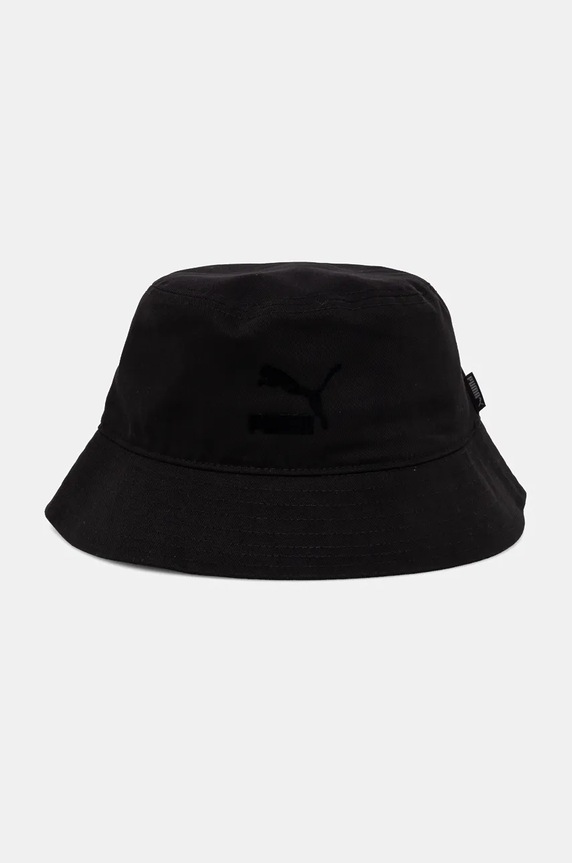 Bavlněný klobouk Puma bavlna černá 25760