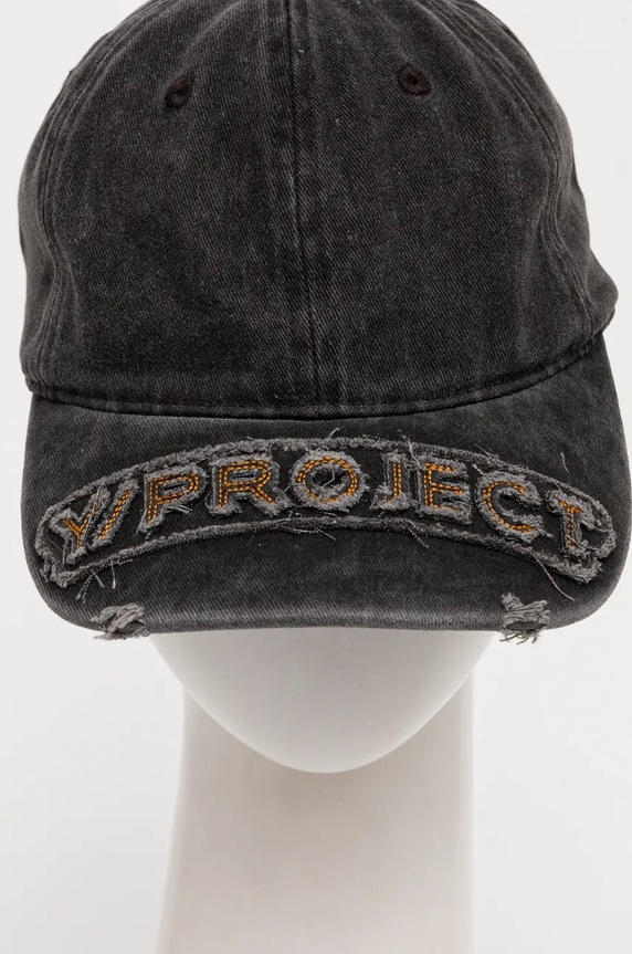 Шапка с козирка Y/Project Y/PROJECT BASEBALL CAP 621CA002 сив SS25