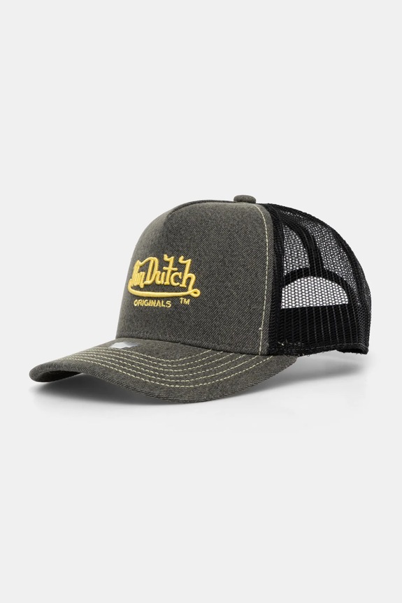Kšiltovka Von Dutch TRUCKER NEWARK nášivka černá 7030820