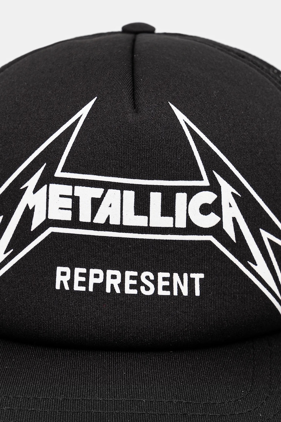 Kapa sa šiltom Represent Metallica Cap MLM802.01 crna SS25