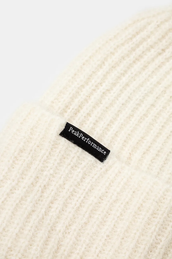 Peak Performance pălărie din amestec de lână Woolblend Hat G80628 bej AW25