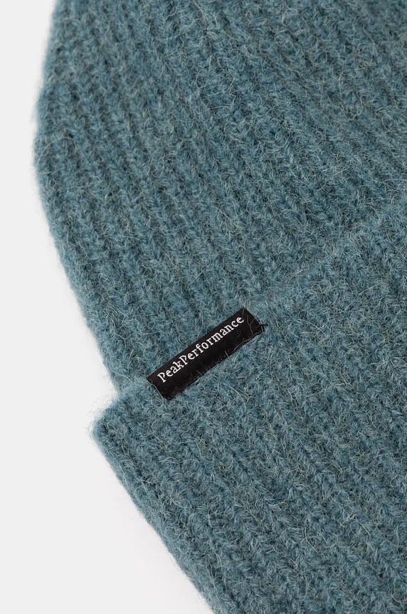 Akcesoria Peak Performance czapka z dodatkiem wełny Woolblend Hat G80628 turkusowy