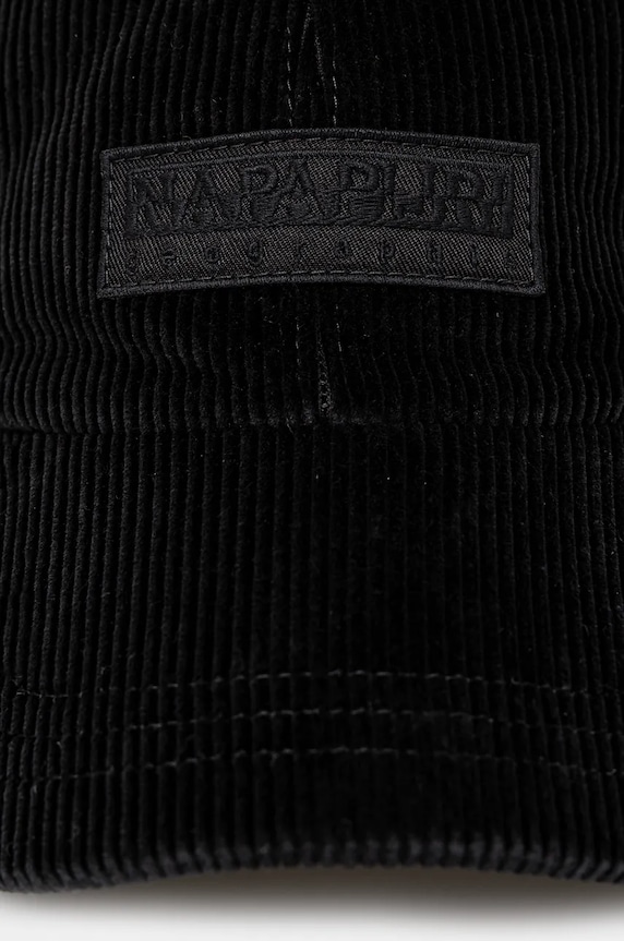 Napapijri corduroy baseball cap F-Aar NP0A4IB20411 black AW24