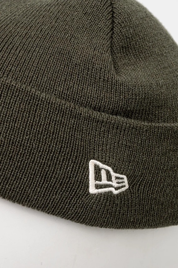 Kapa s dodatkom vune New Era SHORT CUFF KNIT 60565450 zelena AW24