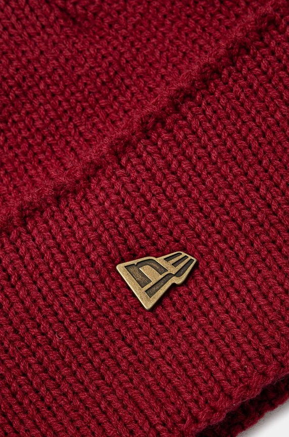 Kapa s dodatkom vune New Era WIDE CUFF BEANIE 60565442 bordo AW24