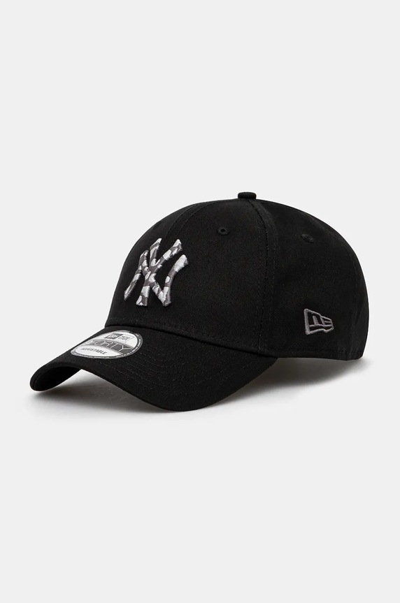 New Era cotton baseball cap SEASONAL INFILL 9FORTY® NEW YORK YANKEES cotton black 60565121