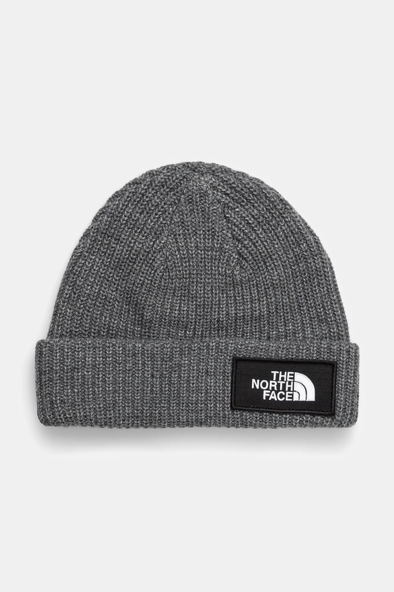 The North Face czapka Salty Lined aplikacja szary NF0A3FJW36P1.