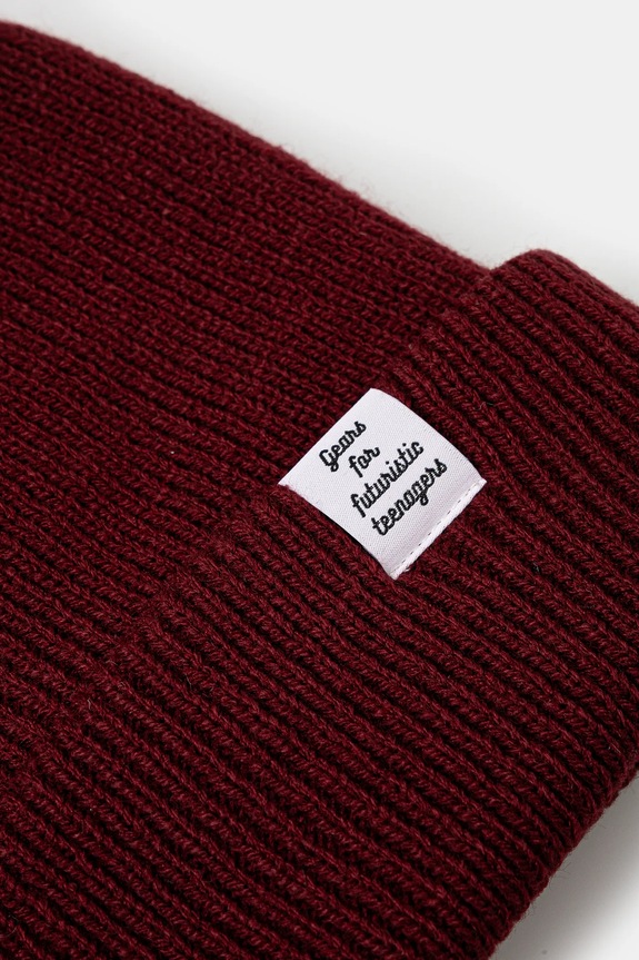 Human Made czapka Classic Beanie HM28GD032 bordowy AW24