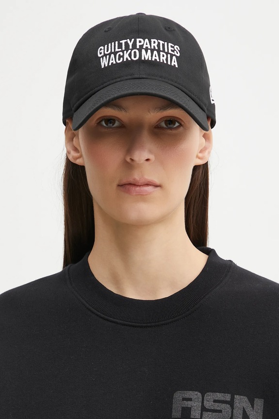 Wacko Maria baseball cap x New Era 9Twenty 24FW.WMA.CP03 black AW24