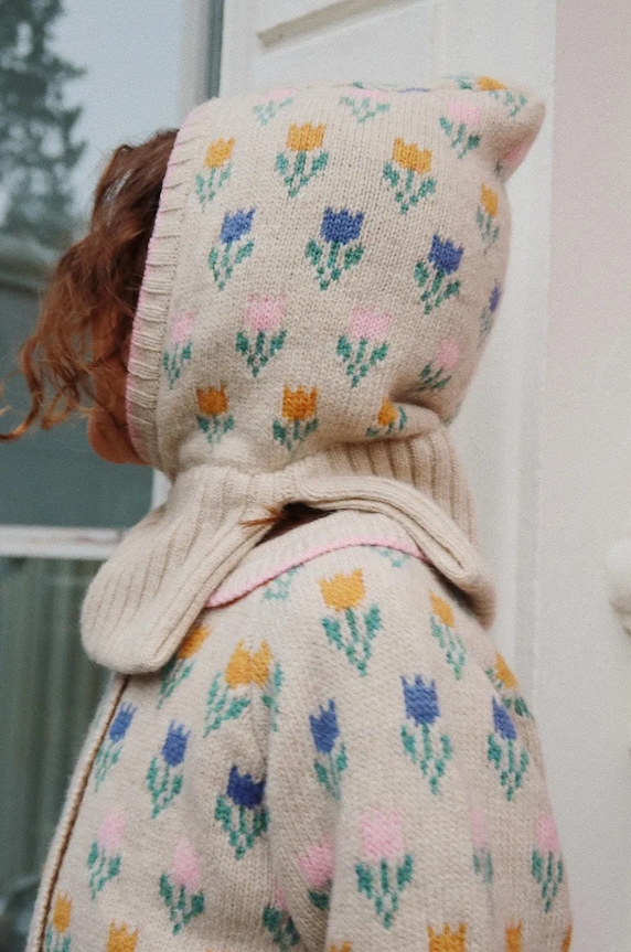 Детска вълнена балаклава Konges Sløjd BELOU TULIPE KNIT BALACLAVA KS101429