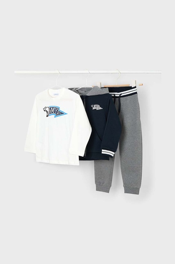 Mayoral dres dziecięcy dzianina szary 4878.5B.Mini.9BYH