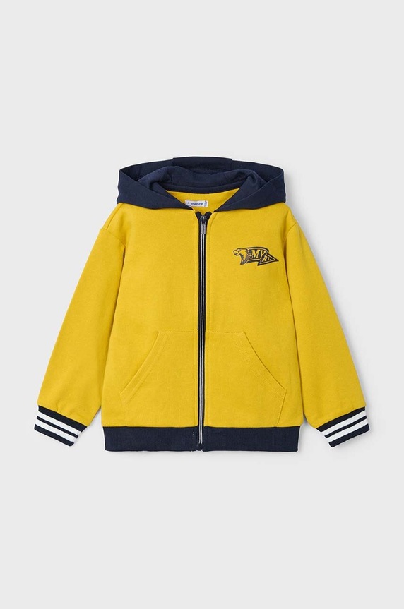 Mayoral dres dziecięcy 4878.5B.Mini.9BYH żółty AW24