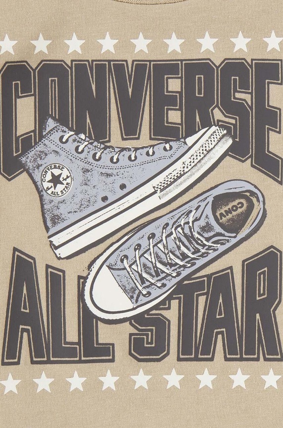 CHLAPEC Dětská souprava Converse 6CG202 béžová