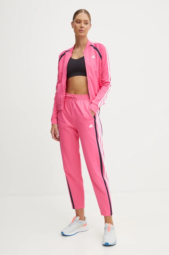 adidas tuta da ginnastica Teamsport cotone rosa IX3745