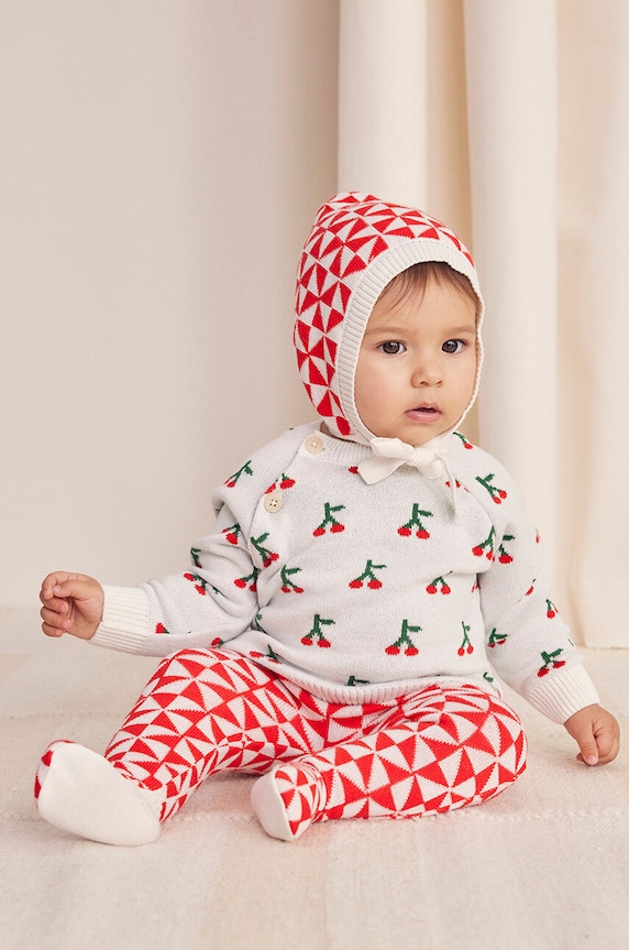Комплект для немовлят Bobo Choses Cherry трикотаж червоний 224AB107