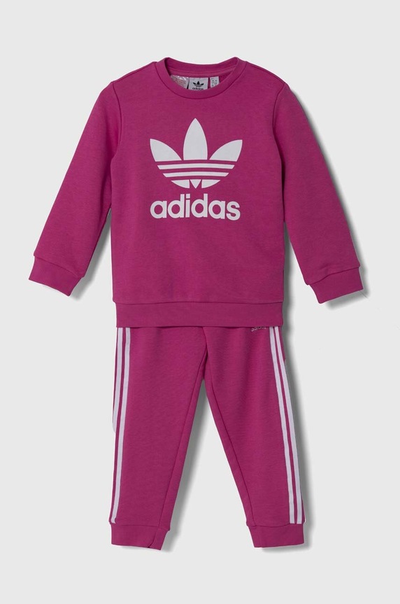 adidas Originals trening copii CREW SET tricotaj roz IX5149