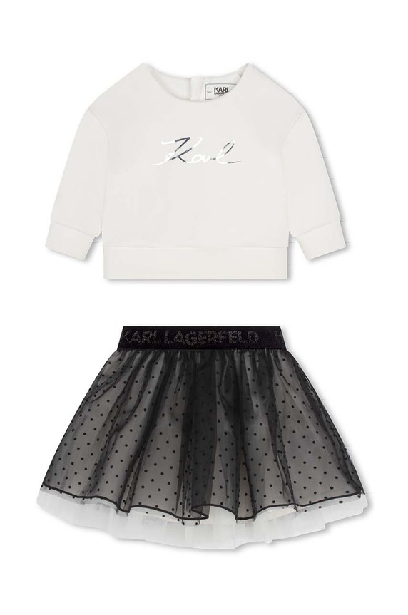 Karl Lagerfeld compleu bebe tricotaj bej Z30283.86.94