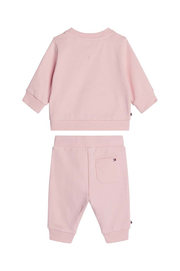 Tommy Hilfiger dres niemowlęcy KN0KN01939.G.9BYH różowy AW24