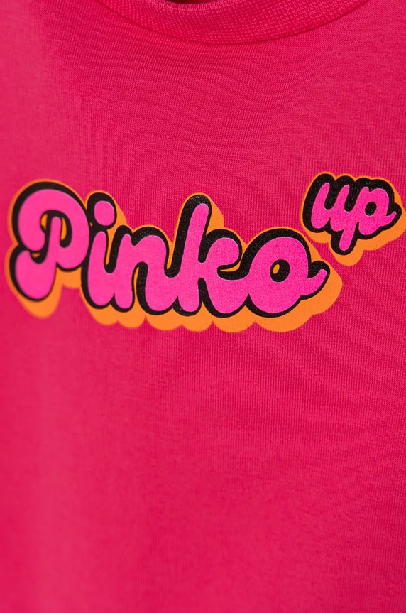 Pinko Up dres dziecięcy różowy F4PIBGTP197